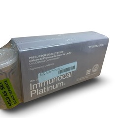 Immunotec Immunocal Platinum 30 Pouches w/ Shaker Cup Exp 1/2028 Sealed