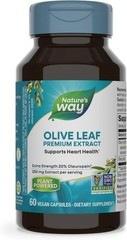 Nature’s Way Olive Leaf, Premium Extract, Supports Heart Health*, 20% Oleuropein