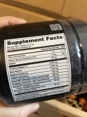 Bucked Up Overtime Classic Pre-Workout Powder, Rocket Pop, 25 Servings 9.9 oz