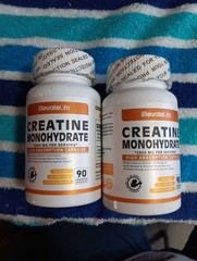 ElevateLife Creatine Monohydrate 2500mg, – Gluten Free, Non-GMO 2 Pk
