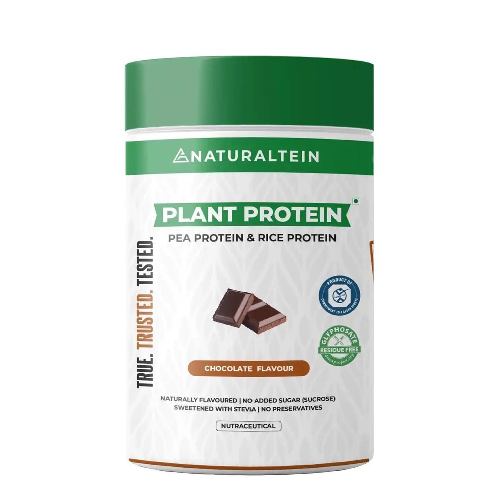 NATURALTEIN – Vegan Plant (Rice & Pea) Based Protein Powder – Chocolate Flavour