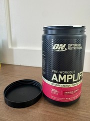 NEW! Optimum Nutrition Pre-Workout Amplifier 13.4oz (20 servings) Tropical Punch