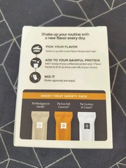 Gainful Flavor Packets 21 Packets Bb 8/28/26 Vanilla, Caramel, Cookies N Cream