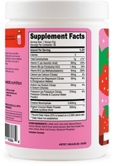 Wellah Creatine + Hydration Powder (Strawberry Coconut) 30 Servings – Drink Mix