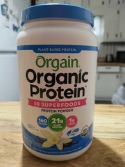 Orgain Organic Protein Powder Vanilla Bean 32oz (2lb)