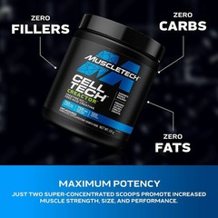 Cell-Tech Creactor Creatine HCl Powder – 120 Servings, Unflavored Muscle Builder
