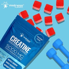 Creatine Gummies 5000mg 30 Servings Creatine Monohydrate Gummies – Third-Part…
