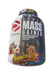 Dymatize, Super Mass Gainer, Fruity Pebbles, 6 Lbs 02/2026