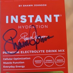 AutographedShaunJohnson Instant Hydration Electrolyte Drink Mix Cherry Limeade