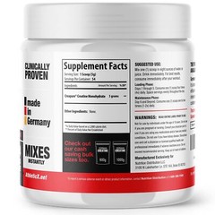 German Creatine – Micronized Creatine Monohydrate Powder 99.99% Pure Creapure…