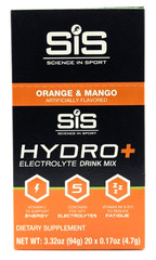 Science in Sport Hydro+ Electrolyte Drink Mix, 20 Packets, Orange Mango, BB 2/28