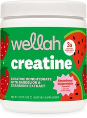 Wellah Creatine for Women (50 Servings) Strawberry Watermelon – 3g of Creatine