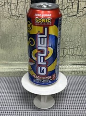 PAC MAN GFUEL Cherry Power Pellet Can + Sonic Sega Peach Rings NEW/UNOPENED
