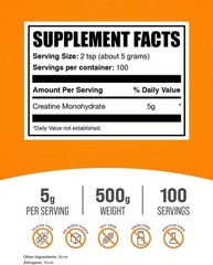 Creatine Monohydrate Powder – Micronized Creatine Powder, Unflavored – Pure…..