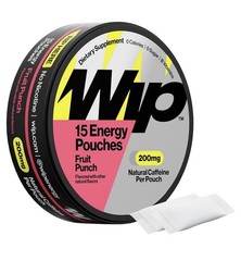 Wip Fruit Punch & Mint Energy Pouches 4pk 100mg & 200mg Caffeine