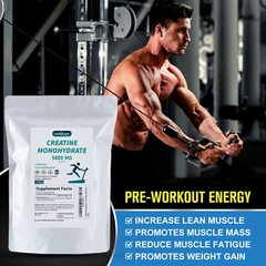 Creatine Monohydrate Powder 1000g NON-GMO 100% Pure Creatine Powder 200 Servings