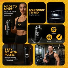 PulseITHydraFlow Protein Shaker 500ml � BPA-Free
