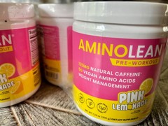 4 Pack NEW! RSP Amino Lean Pre Workout Pink Lemonade Dietary Supplement Exp 6/27