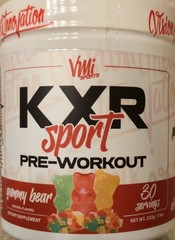 VMI Sports KXR SPORT Preworkout 8oz Size (30 Serv) Gummy 🐻 Bear BEST BY 11/26