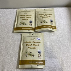 Lot Of 3, Nutri Hut, Plant Based Protein Powder, 6 oz Each Vanilla, (T746)
