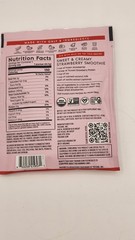 Truvani Organic Plant-Based Protein Powder Strawberry Vegan Gluten-Free 1.18oz