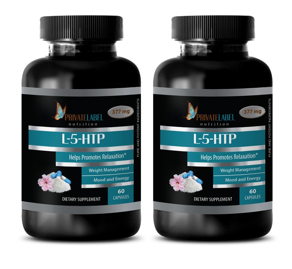 5 Htp Griffonia Seeds Tablets – L-5-HTP 377mg – Help Relieve Muscle Stress 2 Bot