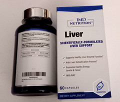 1MD LiverMD Liver Support Supplement Siliphos Milk Thistle Extract EXP 07/2026
