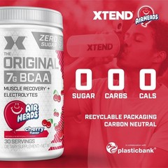 BCAA Powder for Muscle Recovery & Hydration, 7g BCAAs, Sugar-Free, Cherry Flavor