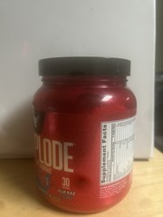BSN No-Xplode Advanced Strength Supplement – Blue Raspberry (30 Servings)