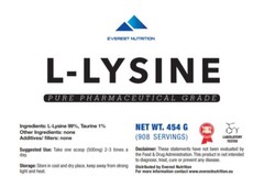 L-LYSINE HCL POWDER LYSINE ESSENTIAL AMINO ACID
