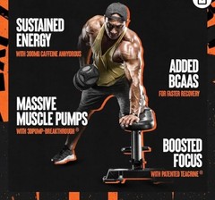 Animal Pre Workout Primal Loaded Wick’d Peach 0.67 oz Single Serving Exp 12/2026