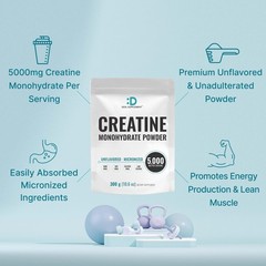 DEAL SUPPLEMENT Instant Creatine Monohydrate Powder, 10.6 Ounce (Pack of 1)