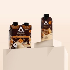 Atkins Café Caramel Iced Coffee Flavored Protein Shake, 1 Fl Oz (Pack of 12)