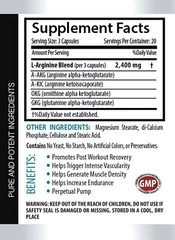 energy now – NITRIC OXIDE 2400mg – nitric oxide for heart health – 2 Bottles