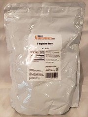 PURE L-ARGININE BASE POWDER by BULK SUPPLEMENTS – 2.2 POUND BAG (1kg)
