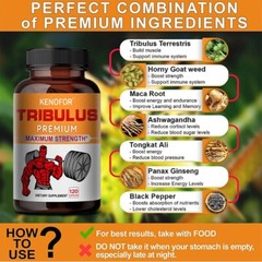 Tribulus Terrestris – Testicle Booster – Male Enhancement Hard Energy Capsules