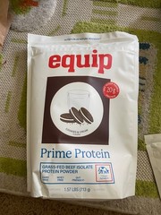 (FREE SHIPPING) Equip Prime Protein Grass-Fed Beef Isolate Powder