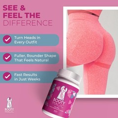 Booty Magic Butt Enhancement Pills – 2 Months Supply of 60 Count (Pack 1)