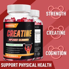 Creatine Monohydrate Gummies Muscle Gain 5000 mg per serving (5 g)