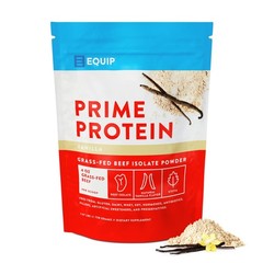 Low Sugar Prime Vanilla Protein Powder 30 Servings Grass Fed Beef Isolate
