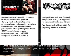 VMI Sports KXR SPORT Preworkout 8oz Size (30 Serv) BLue Shark Gum BEST BY 11/26