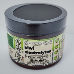 Santa Cruz Paleo Electrolyte Powder Kiwi Flavor 30 Servings Per Tub (3 Pack)