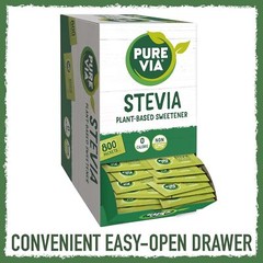 Pure Via Stevia Sweetener 28.2oz (800 packets) 28.21 Ounce (Pack of 1)