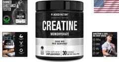 Jacked Factory Creatine Monohydrate 150g – Supplement for Muscle Growth