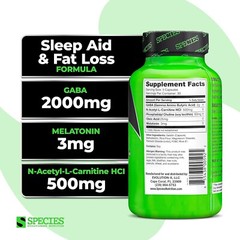 Species Nutrition Somalyze Sleep Aid Fat Loss Formula – EVL – Crash 90 Capsules