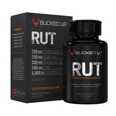Bucked Up RUT Testosterone Booster 90 Capsules Strength Energy Muscle Support