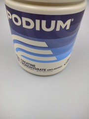 Podium Creatine Monohydrate Unflavored ~ 7.5oz/40 Servings ~ Expires 2/26