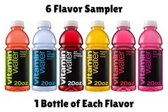 Vitaminwater 6‑Flavor Variety or Sampler Pack – 20oz Bottles –