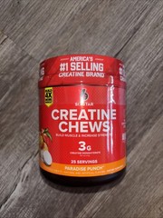 Six Star Pro Nutrition Creatine 3g Chews, Paradise Punch, 75 Count