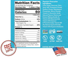 Liquid I.V.® Hydration Multiplier – Popsicle Firecracker | 16 Servings | Electro